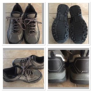 Brahma Mens Gray Steel Toe Safety Work Athletics